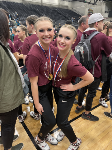 Drill down winners - Alexis Hill and Kynslie Lewis.