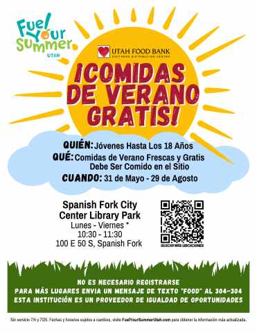 Spanish Fork Free Summer Meals