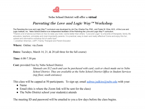 Love and Logic Workshop