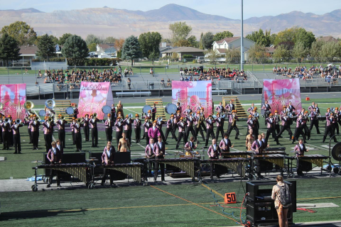 MMHS Band performing at a competition