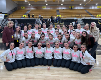 MMHS Drill Team placed 2nd Overall in 5A.