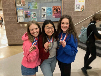 Nicole Cragun, Kaylene Neo, and Annie Call received first in Musical Theatre.