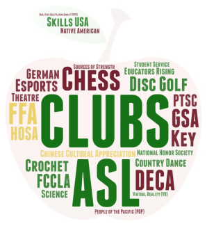 Clubs offered at MMHS